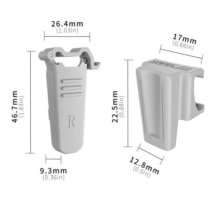 For DJI Flip STARTRC Split Type Drone Landing Gear Height Extensions Rack (Grey)