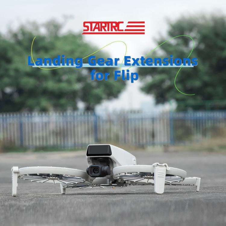 For DJI Flip STARTRC Split Type Drone Landing Gear Height Extensions Rack (Grey)