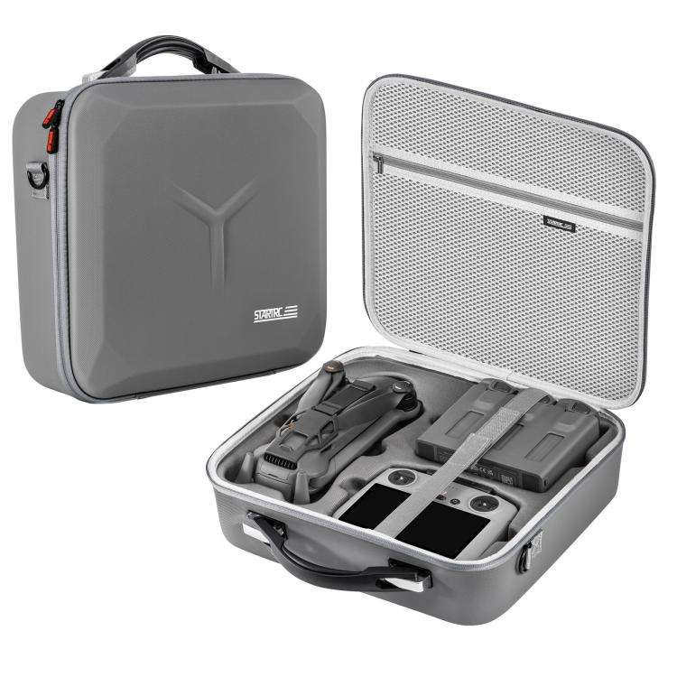 For DJI Mavic 4 Pro / RC 2 STARTRC Shoulder PU Storage Bag Handbag (Grey)
