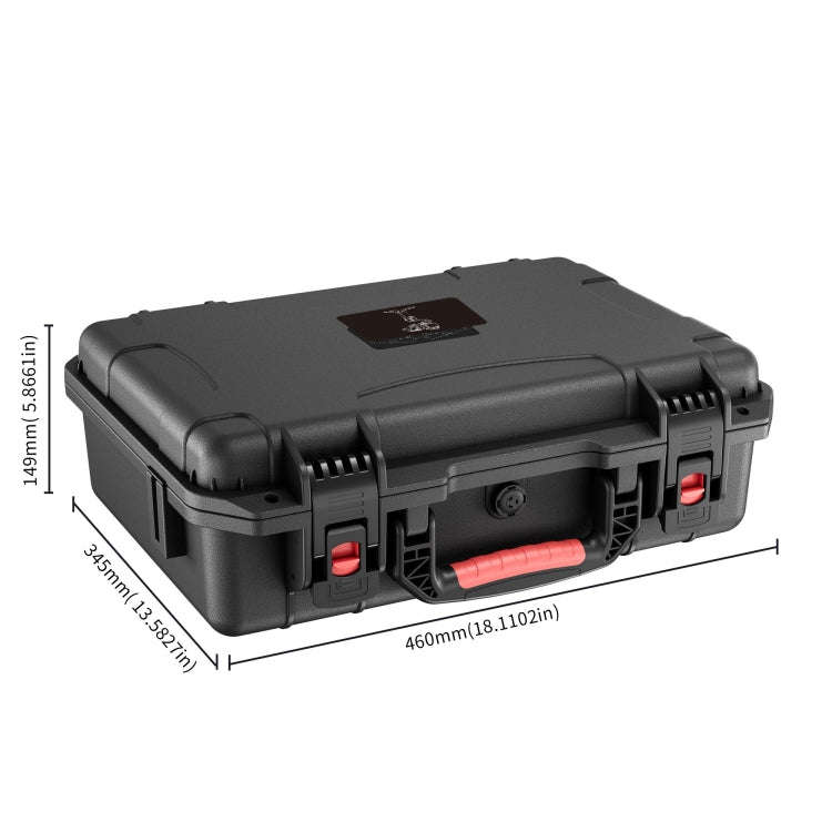 For DJI RS4/  RS4 Pro STARTRC ABS Waterproof Shockproof Suitcase Portable Storage Box (Black)