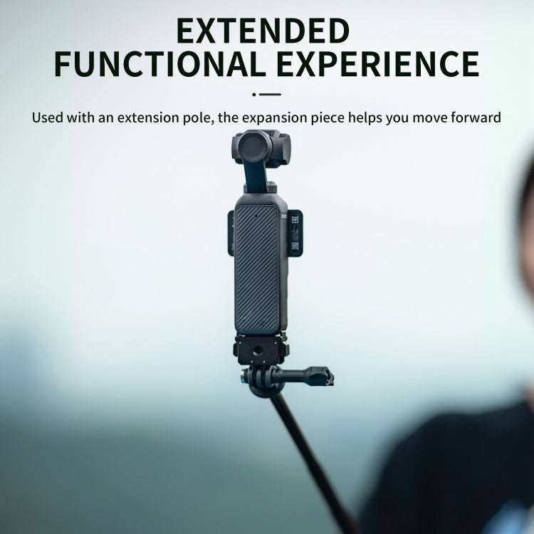 For DJI Pocket 3 STARTRC Quick Mount Adapter Extension Bracket (Black)