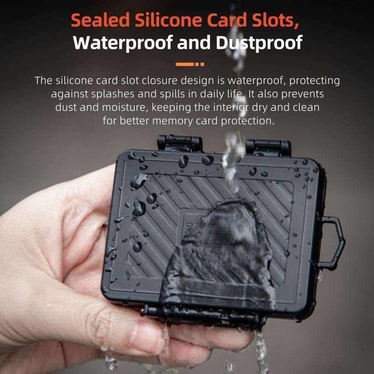 STARTRC V1 Flash Card Box SD / TF Memory Card Storage Case For DJI (Black)