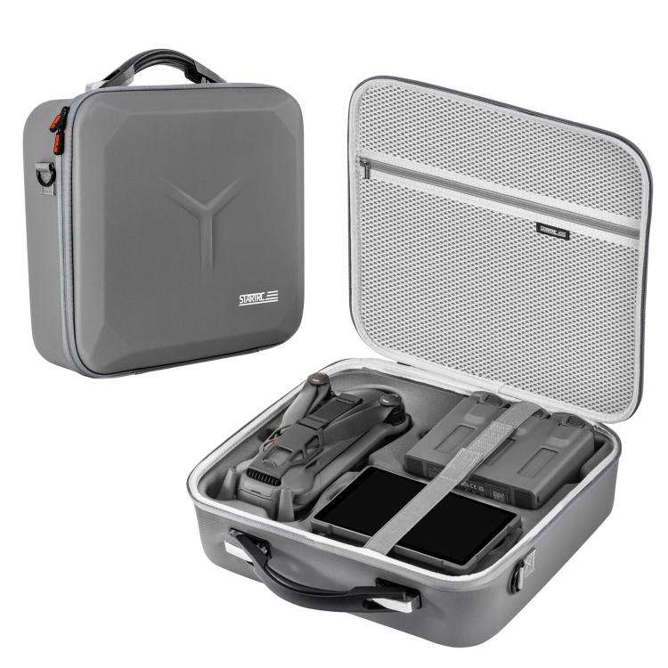 For DJI Mavic 4 Pro / RC Pro 2 STARTRC All-rounder Shoulder PU Storage Bag Handbag (Grey)