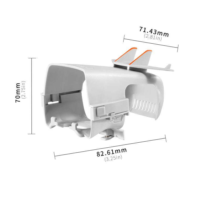 For DJI Flip STARTRC Battery Quick-release Flying Tail Cover (Grey)