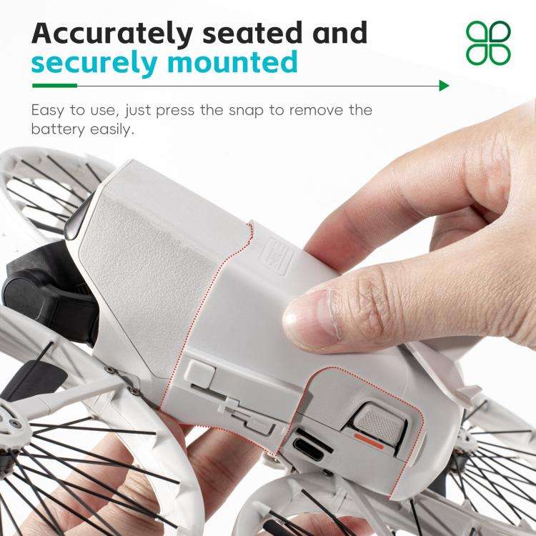 For DJI Flip STARTRC Battery Quick-release Flying Tail Cover (Grey)