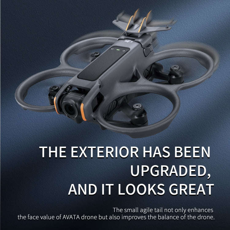 For DJI Avata 2 STARTRC Battery Quick-release Flying Tail Cover (Black)
