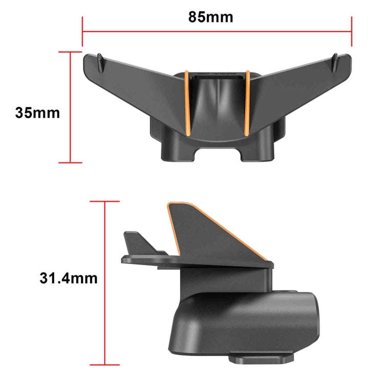 For DJI Avata 2 STARTRC Battery Quick-release Flying Tail Cover (Black)