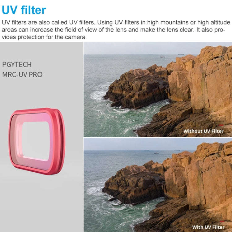 PGYTECH P-18C-010 MRC-UV Profession Diving Color Lens Filter for DJI Osmo Pocket