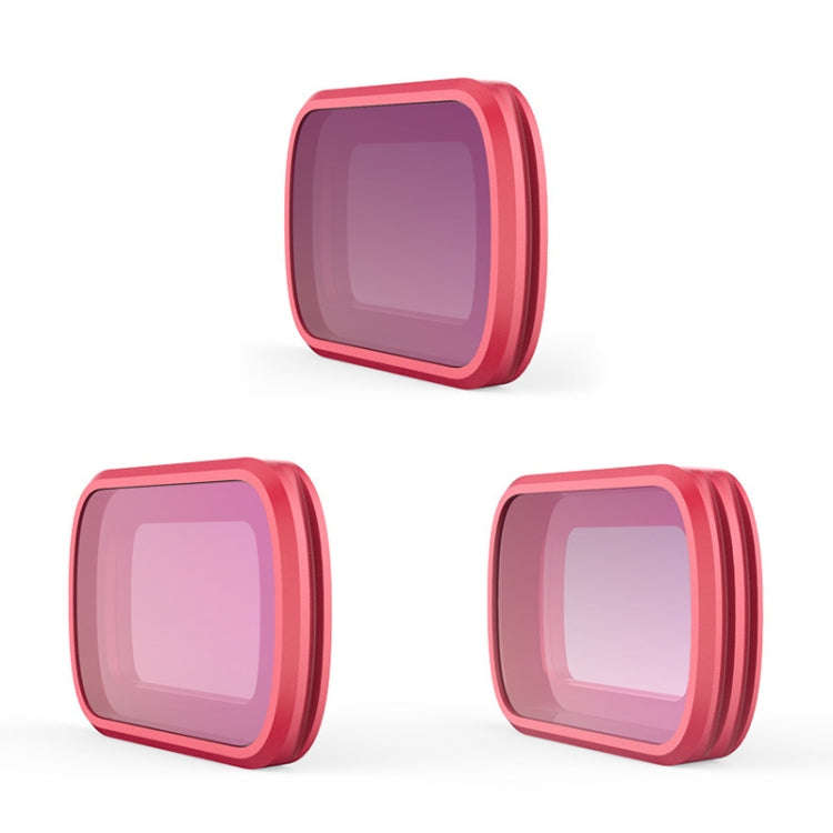 3 PCS PGYTECH P-18C-012 CPL/ND8/ND16 Profession Diving Color Lens Filter for DJI Osmo Pocket
