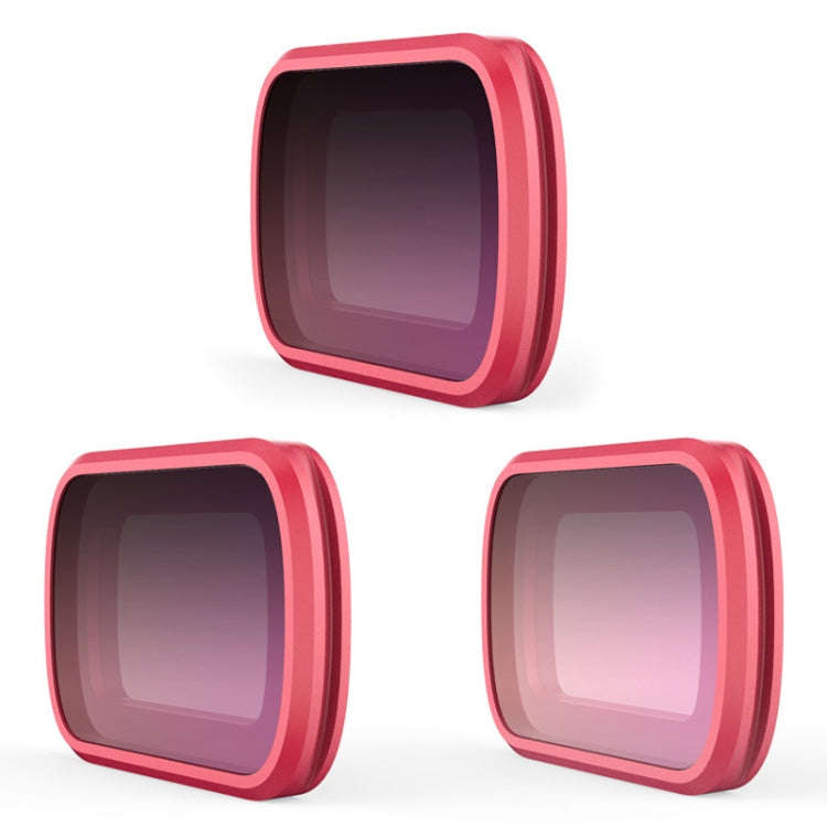 3 PCS PGYTECH P-18C-015 Gradient Dimming Suit Profession Diving Color Lens Filter for DJI Osmo Po...