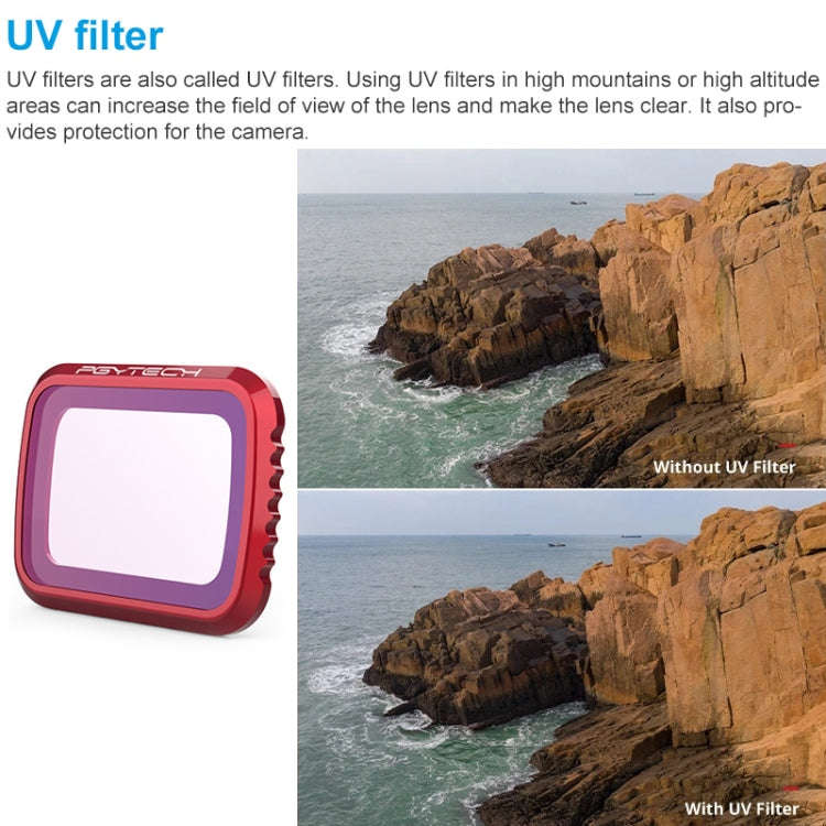 PGYTECH P-16A-032 UV Lens Filter for DJI Mavic Air 2 Drone Accessories