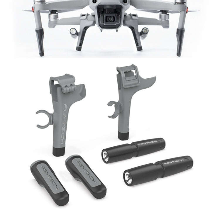 PGYTECH P-16A-038 Portable Heightened Landing Gear Extensions Rack LED Headlamp Set for DJI Mavic...
