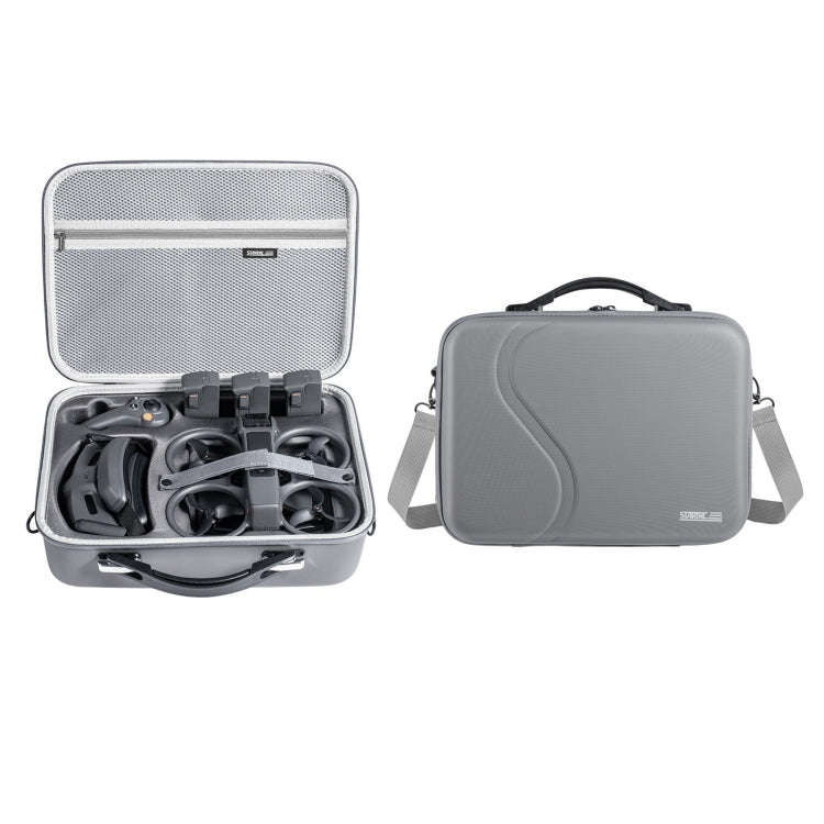 For DJI Avata 2 STARTRC WP2 Drone Handbag Messenger Storage Bag (Light Grey)