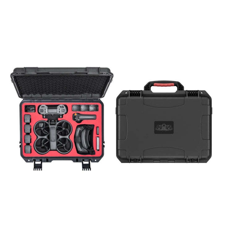 For DJI Avata 2 STARTRC M2 ABS Waterproof Shockproof Suitcase Storage Box (Black)