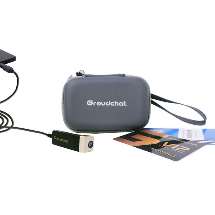 Groudchat JP1DV1 1080P HD Smart Camera Mobile Phone USB Live Camera for Glasses Legs, Built-in So...