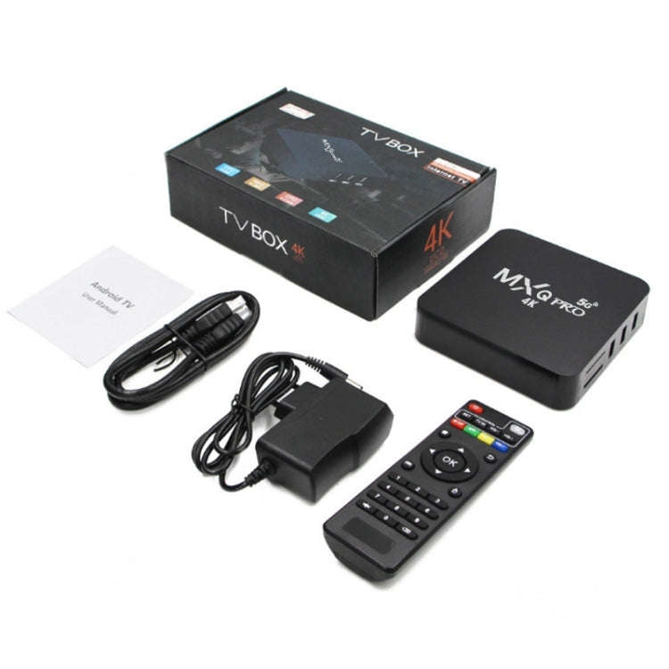 MXQ Pro 5G 1280 x 720 Full HD Media Player 1GB+8GB RK30Board Quad Core Android 7.1 TV Box with Re...