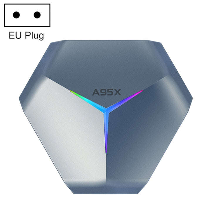 A95X F4 8K UHD Smart TV BOX Android 10.0 Media Player with Remote Control, Amlogic S905X4 Quad Co...