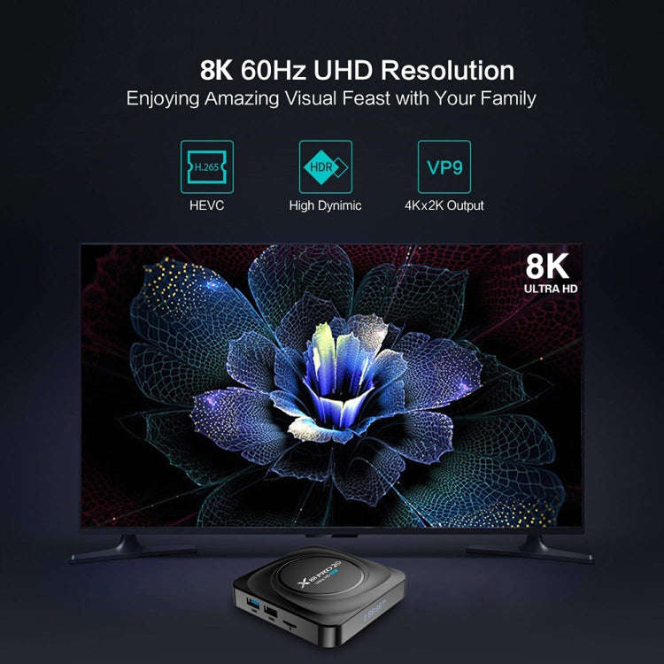 X88 Pro 20 4K Smart TV BOX Android 11.0 Media Player with Voice Remote Control, RK3566 Quad Core ...