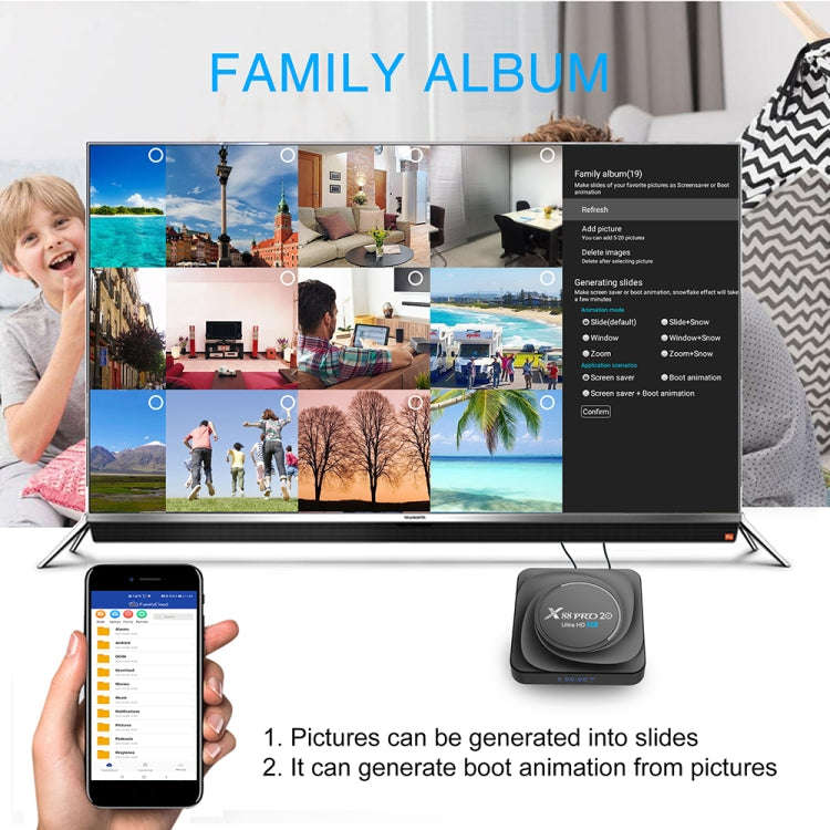 X88 Pro 20 4K Smart TV BOX Android 11.0 Media Player with Voice Remote Control, RK3566 Quad Core ...