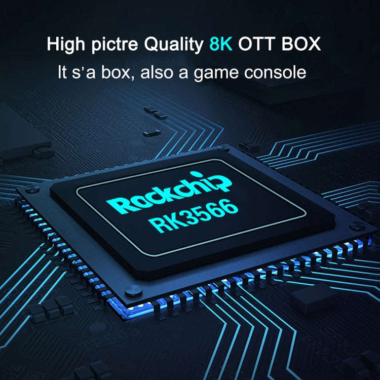 X88 Pro 20 4K Smart TV BOX Android 11.0 Media Player with Voice Remote Control, RK3566 Quad Core ...
