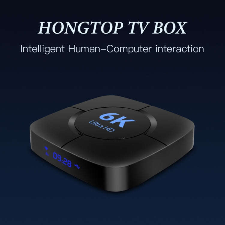 6K UHD Smart TV Box, Android 10.0, Allwinner H616 Quad Core, 4GB+32GB,US Plug