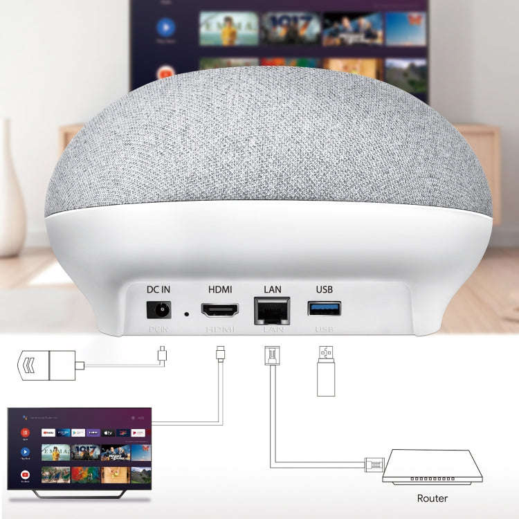 MECOOL KA1 Smart TV Speaker Android 11 TV Box with Remote Control, Amlogic S905X4 Quad Core Corte...