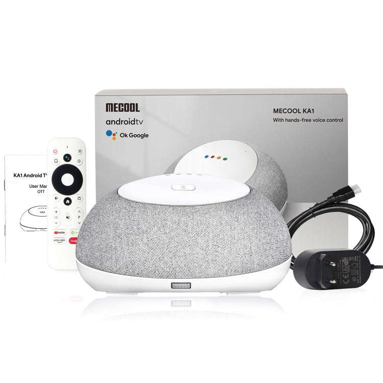 MECOOL KA1 Smart TV Speaker Android 11 TV Box with Remote Control, Amlogic S905X4 Quad Core Corte...