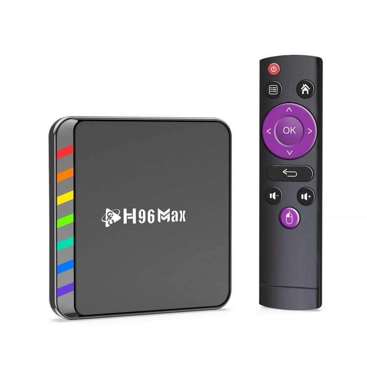 H96 Max W2 4K Ultra HD Android 11.0 Smart TV Box with Remote Control, Amlogic S905W2 Quad-Core, 4...