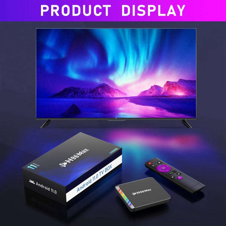 H96 Max W2 4K Ultra HD Android 11.0 Smart TV Box with Remote Control, Amlogic S905W2 Quad-Core, 4...