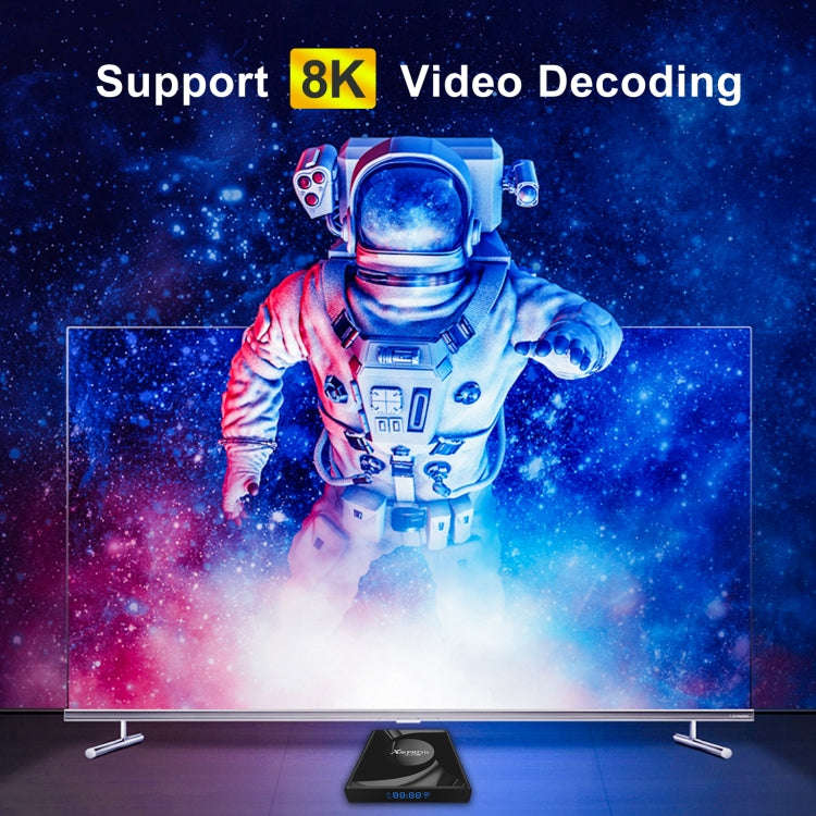 X88 Pro 13 Android 13.0 Smart TV Box with Remote Control, RK3528 Quad-Core, 4G+32GB(UK Plug)