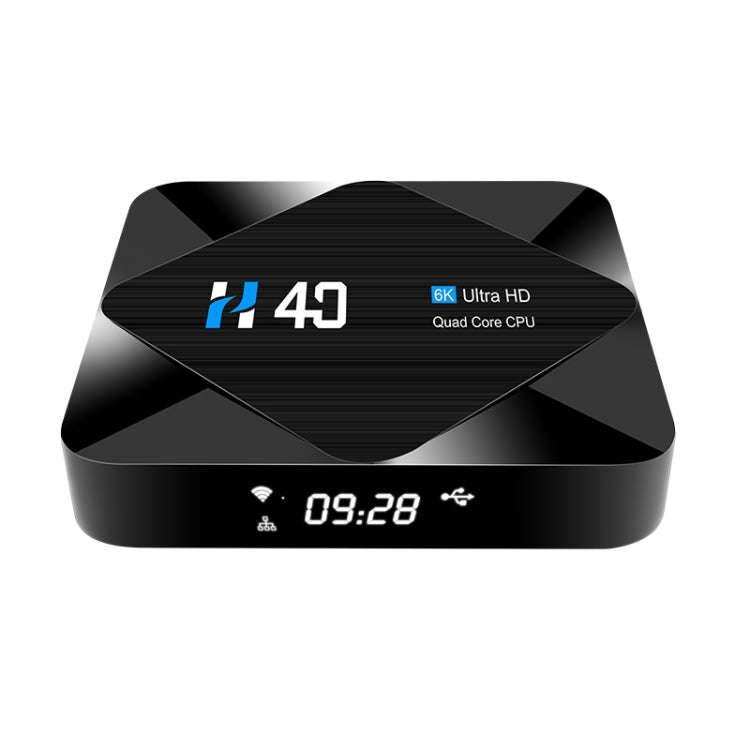H40 4K Ultra HD Smart TV BOX Android 10.0 Media Player with Remote Control, Quad-core, RAM: 4GB, ...
