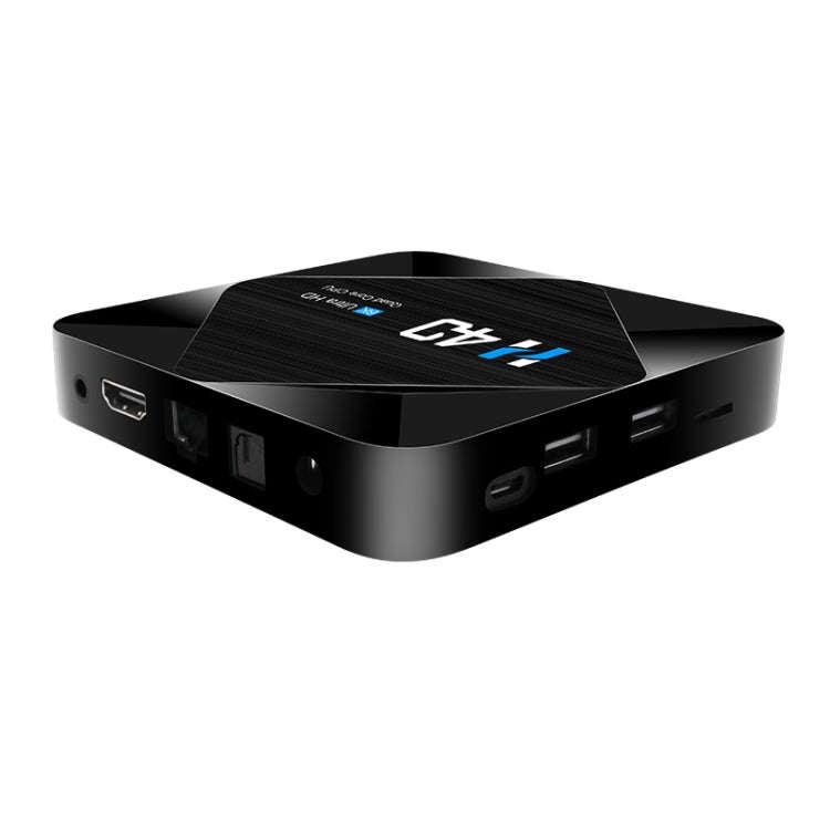 H40 4K Ultra HD Smart TV BOX Android 10.0 Media Player with Remote Control, Quad-core, RAM: 4GB, ...