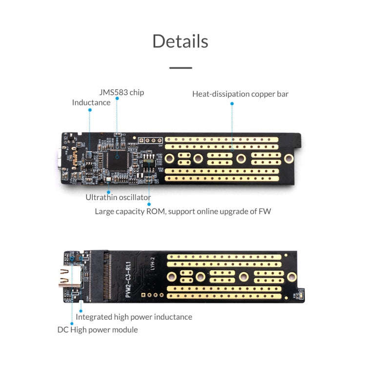 ORICO TCM2-C3 NVMe M.2 SSD Enclosure (10Gbps)(Red)