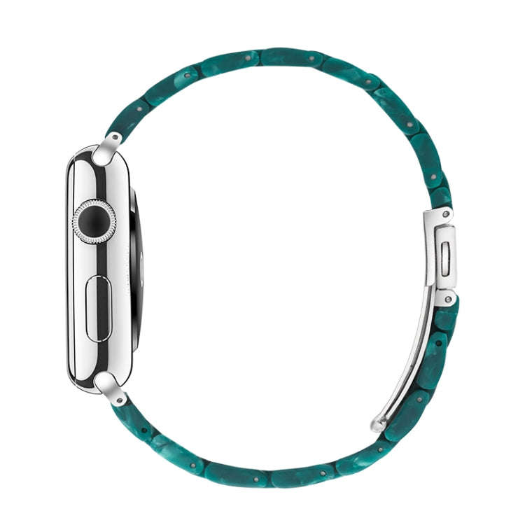 Simple Fashion Resin Watch Band for Apple Watch Series 5 & 4 44mm & Series 3 & 2 & 1 42mm(Dumb Gr...