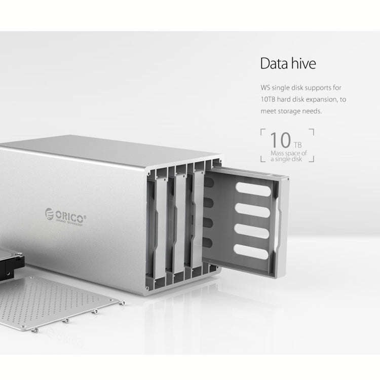 ORICO Honeycomb Series WS200C3 SATA 3.5 inch USB 3.1 USB-C / Type-C Dual Bays Aluminum Alloy HDD ...