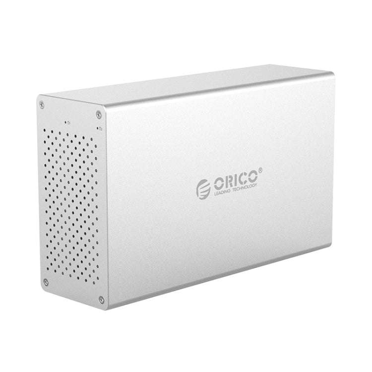ORICO Honeycomb Series WS200RC3 SATA 3.5 inch USB 3.1 USB-C / Type-C Dual Bays Aluminum Alloy HDD...