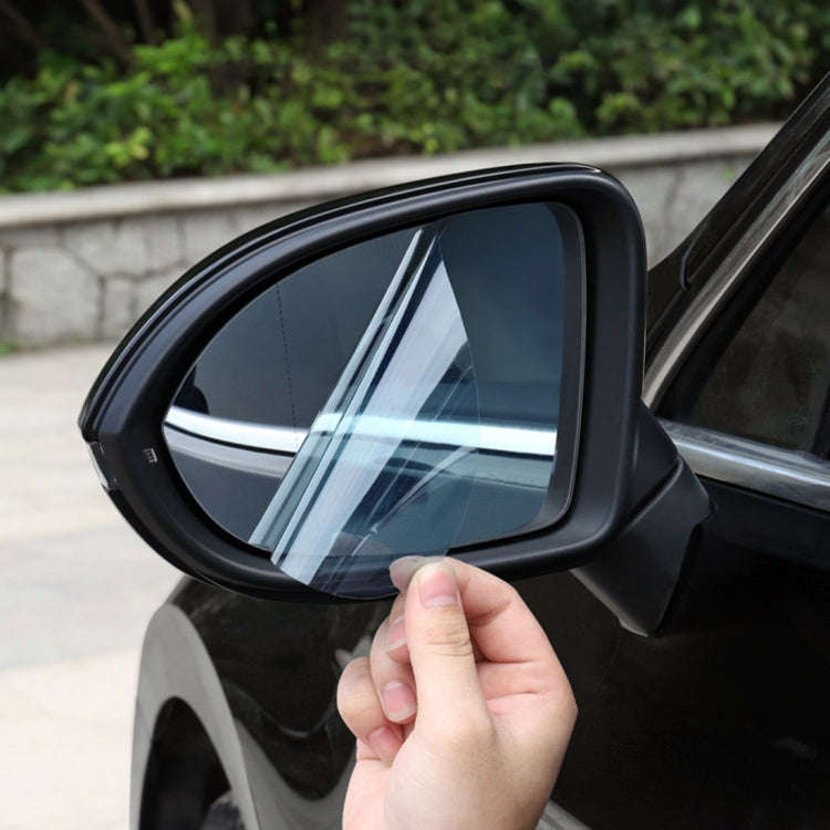 For Toyota Vios 2014-2018 Car PET Rearview Mirror Protective Window Clear Anti-fog Waterproof Rai...