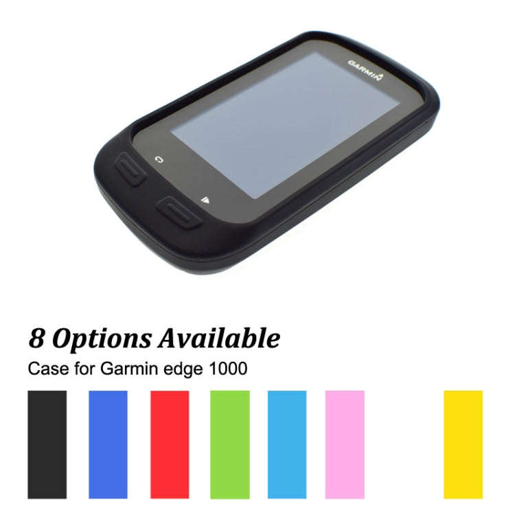 Bicycle Code Table Shockproof Silicone Colorful Protective Case for Garmin Edge 1000, Host not In...