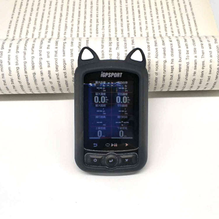 Cat Ears Shape Bicycle Code Table Shockproof Silicone Colorful Protective Case for iGPSPORT 618, ...