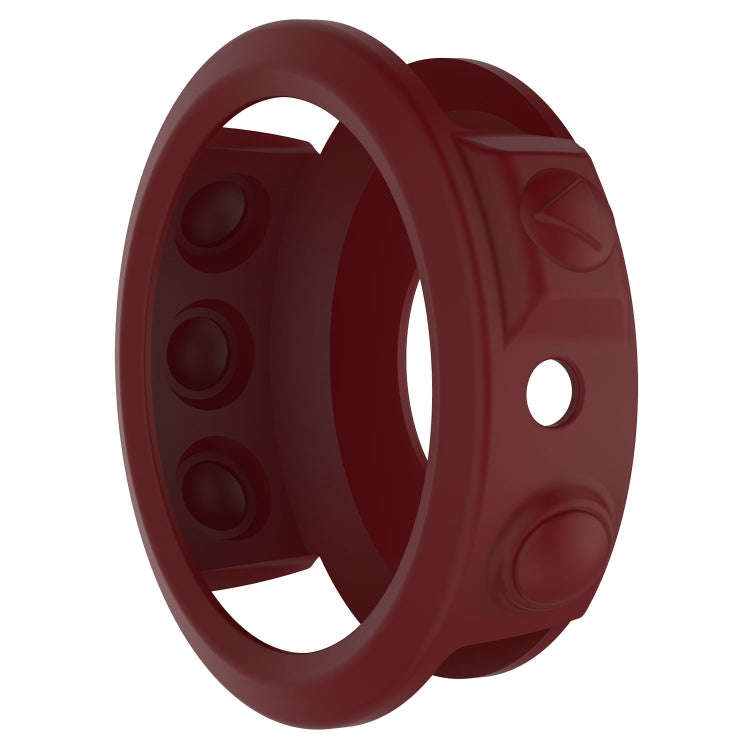 Smart Watch Silicone Protective Case, Host not Included for Garmin Fenix 5S(Dark Red)