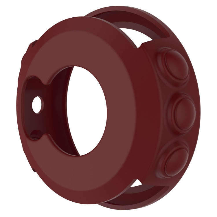 Smart Watch Silicone Protective Case, Host not Included for Garmin Fenix 5S(Dark Red)