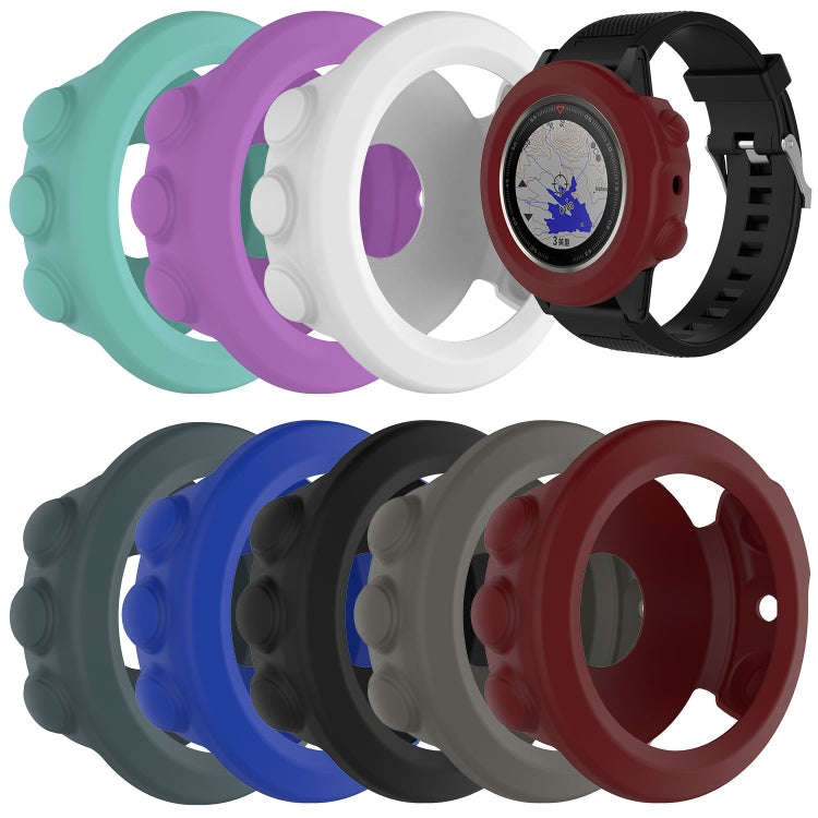 Smart Watch Silicone Protective Case, Host not Included for Garmin Fenix 5X(Navy Blue)