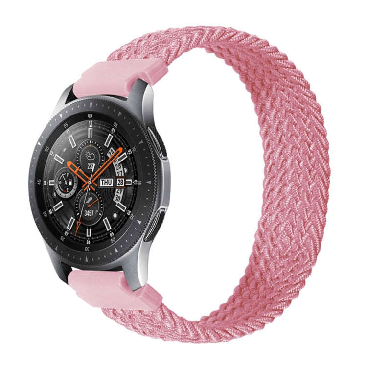 22mm Universal Nylon Weave Watch Band(Pink)