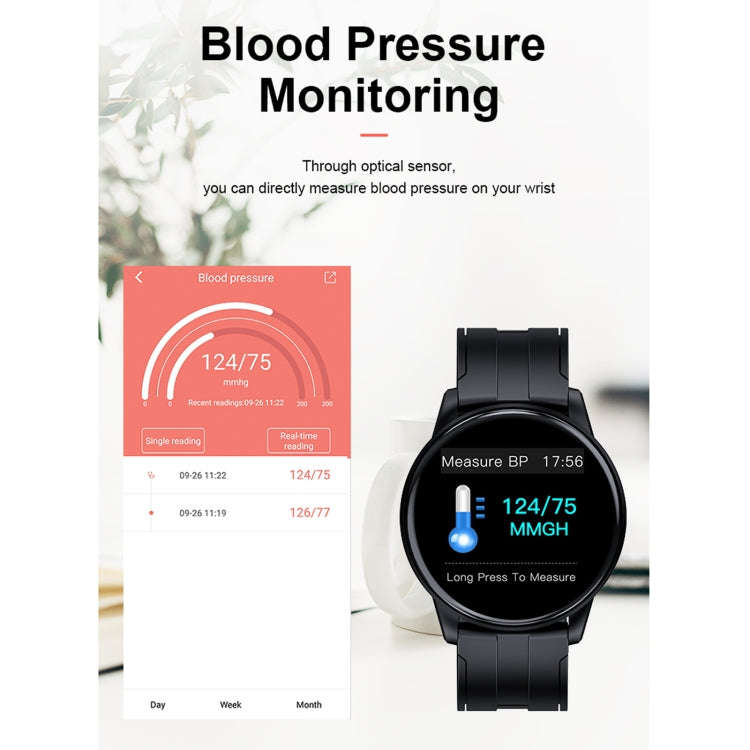 B7 0.96 inch Color Screen Smart Watch, Support Sleep Monitor / Heart Rate Monitor / Blood Pressur...