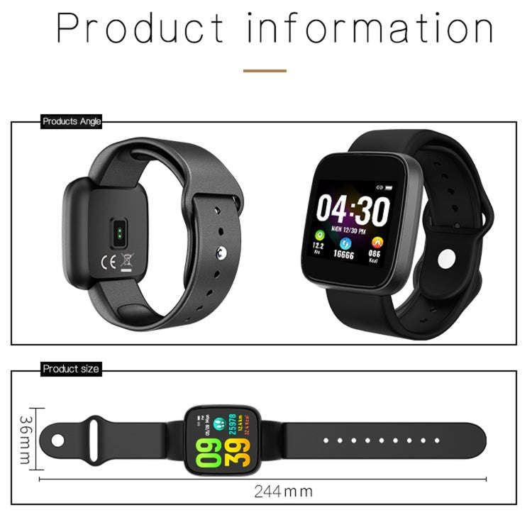 B9 1.28 inch TFT Touch Screen IP67 Waterproof Smart Bracelet, Support Sleep Monitor / Heart Rate ...