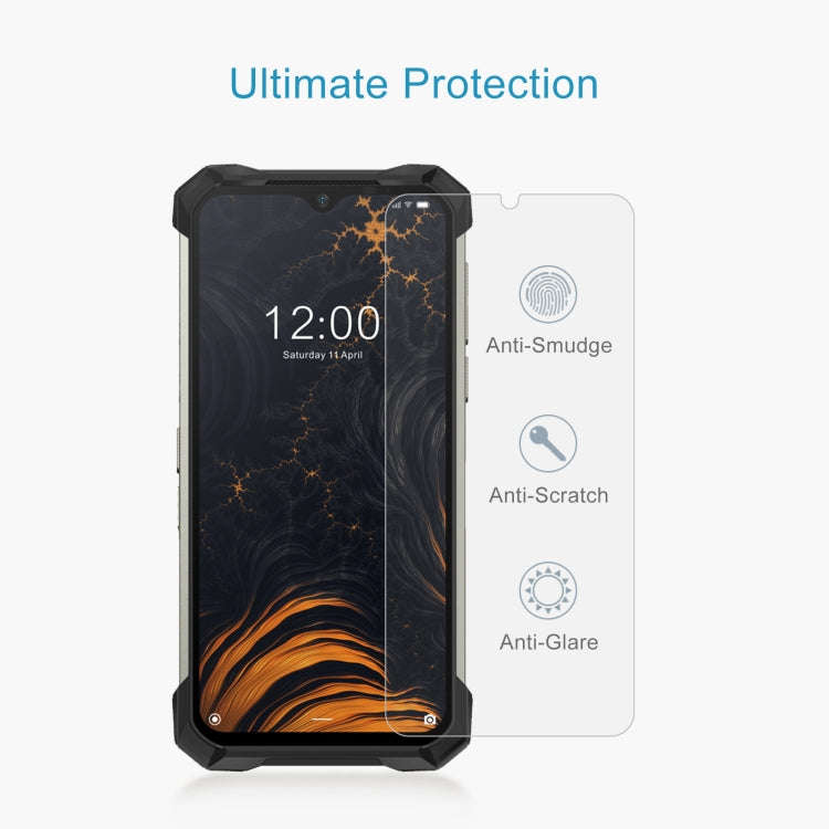For Doogee S88 Pro / S88 / S88 Plus 10 PCS 0.26mm 9H 2.5D Tempered Glass Film