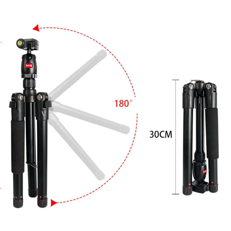 BEXIN MS12 Portable Lightweight Camera Ball Head Tripods Stand for Digital SLR DSLR camera