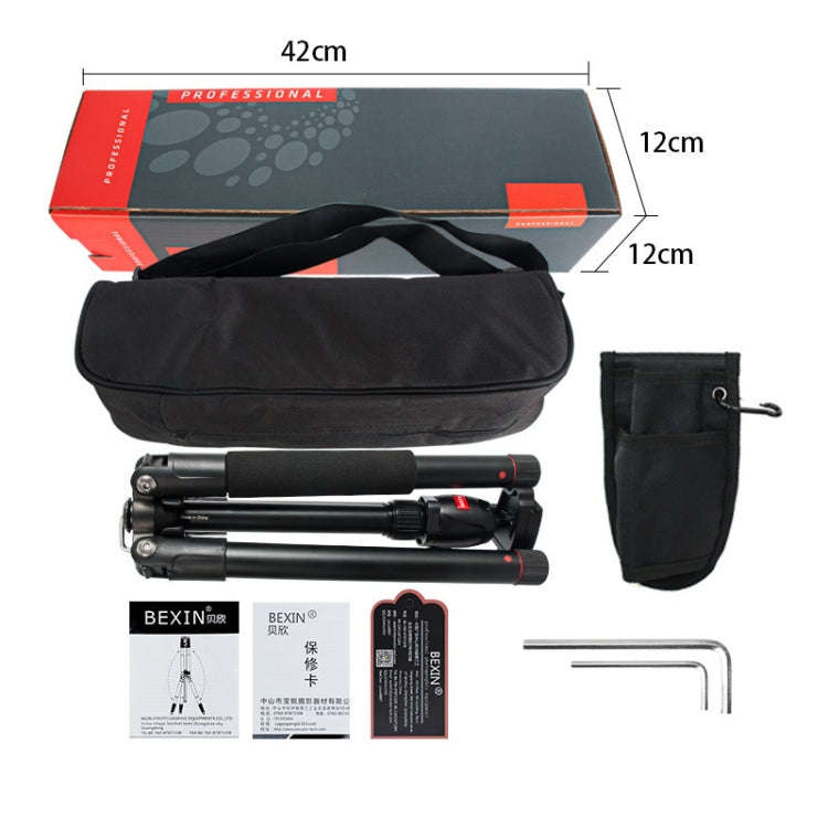 BEXIN MS12 Portable Lightweight Camera Ball Head Tripods Stand for Digital SLR DSLR camera