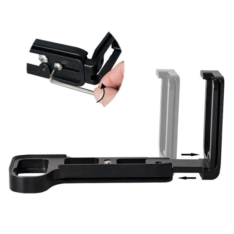 BEXIN A73 L-plate  Camera Vertical Clapper  for A7M3 A7III A7RIII Camera(Black)