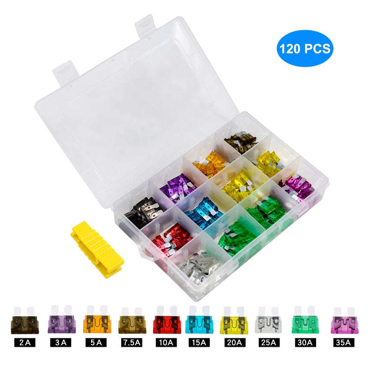 ZH-1094B1 120 PCS 2A-35A Car Fuse Set